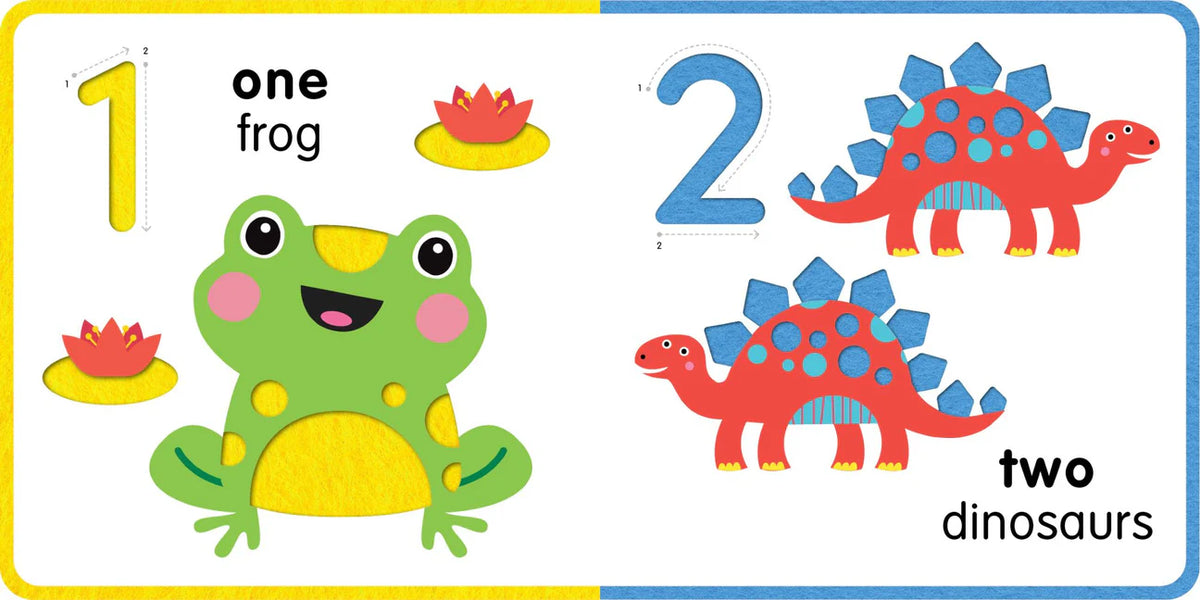 Chunky Felt Book - 123