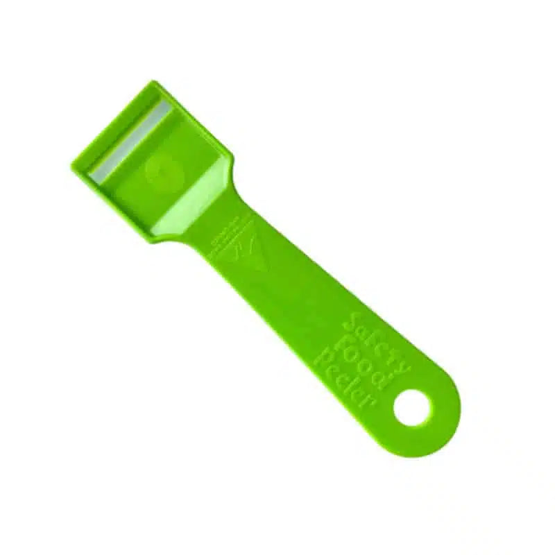 Safety Food Peeler - Lime