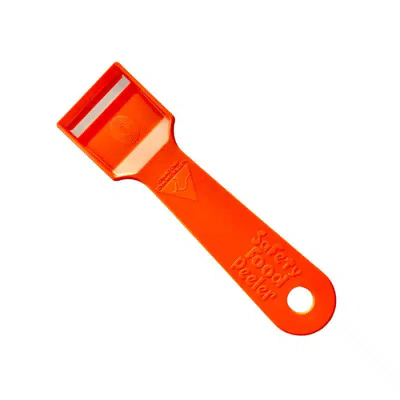 Safety Food Peeler - Orange