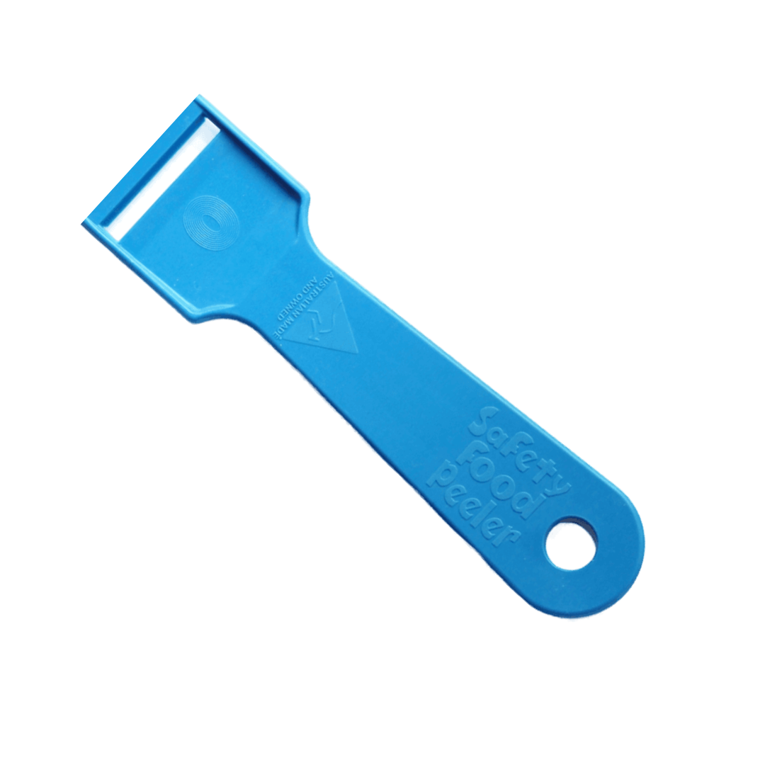 Safety Food Peeler - Blue