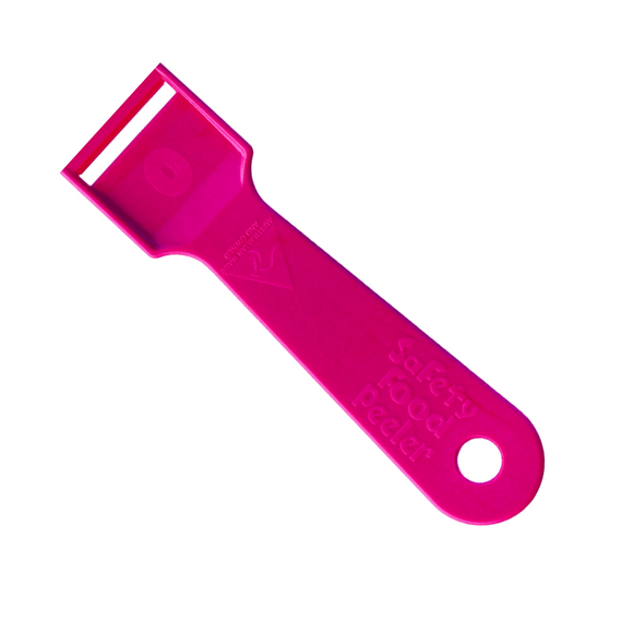 Safety Food Peeler - Pink