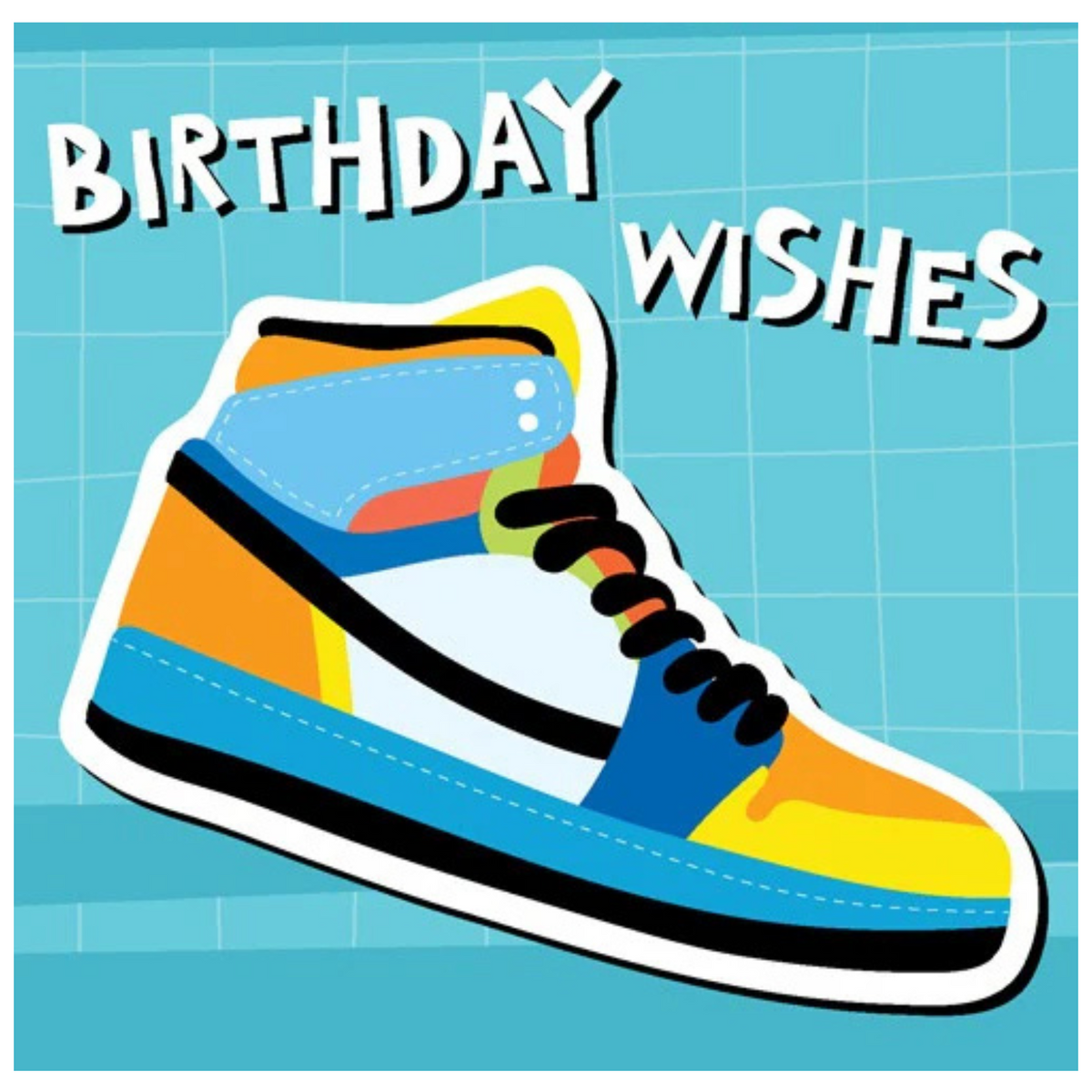 Birthday Wishes Shoe Small Card