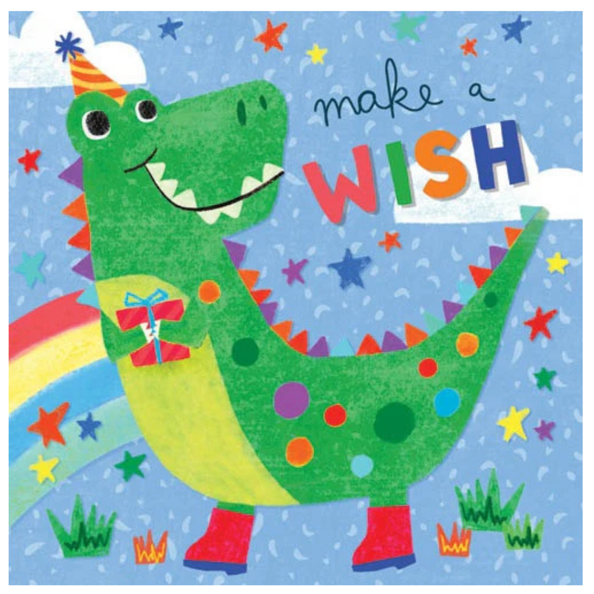 Make a Wish Dino Card