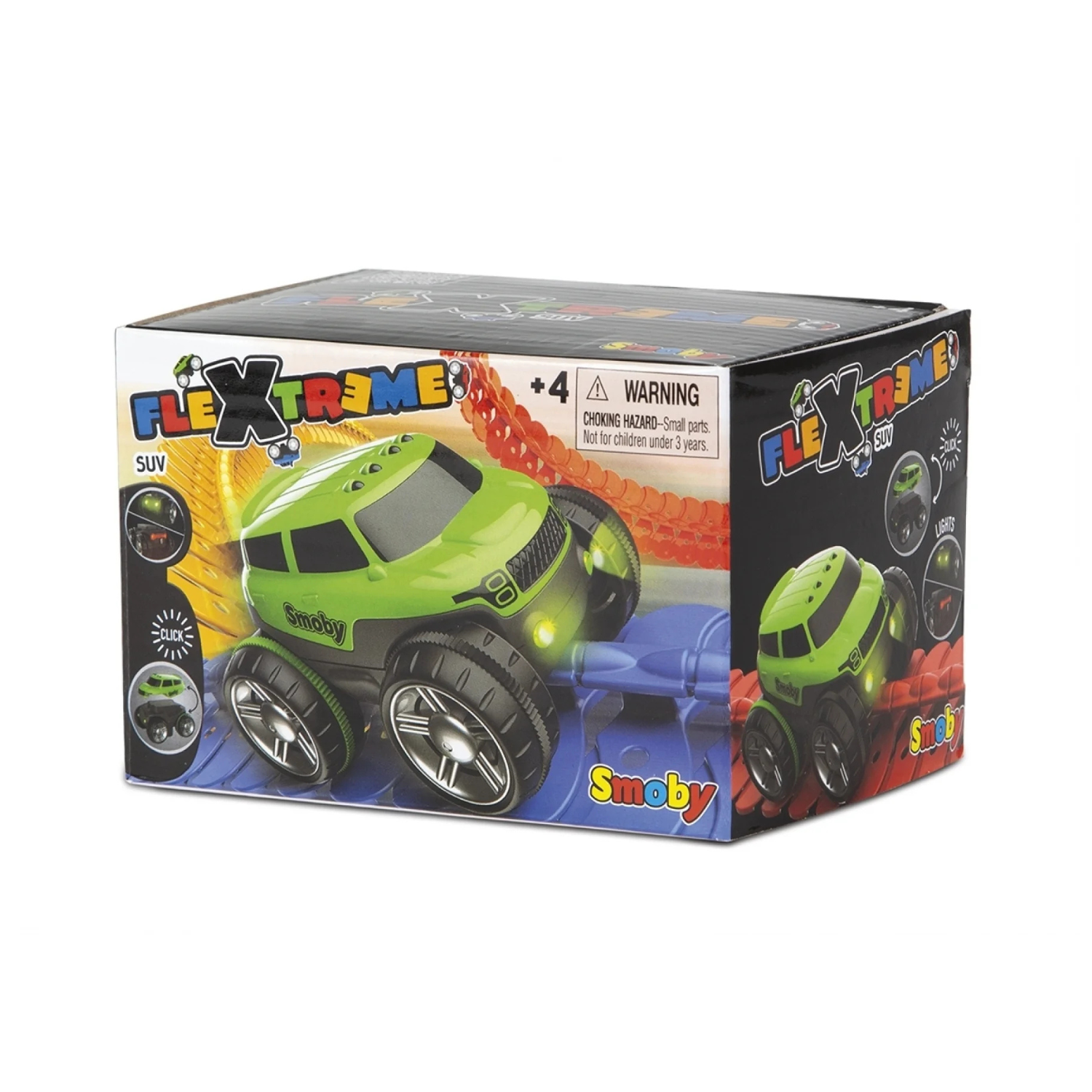 Smoby Flextreme Car – light-up motorised vehicle compatible with Smoby Flextreme flexible track system