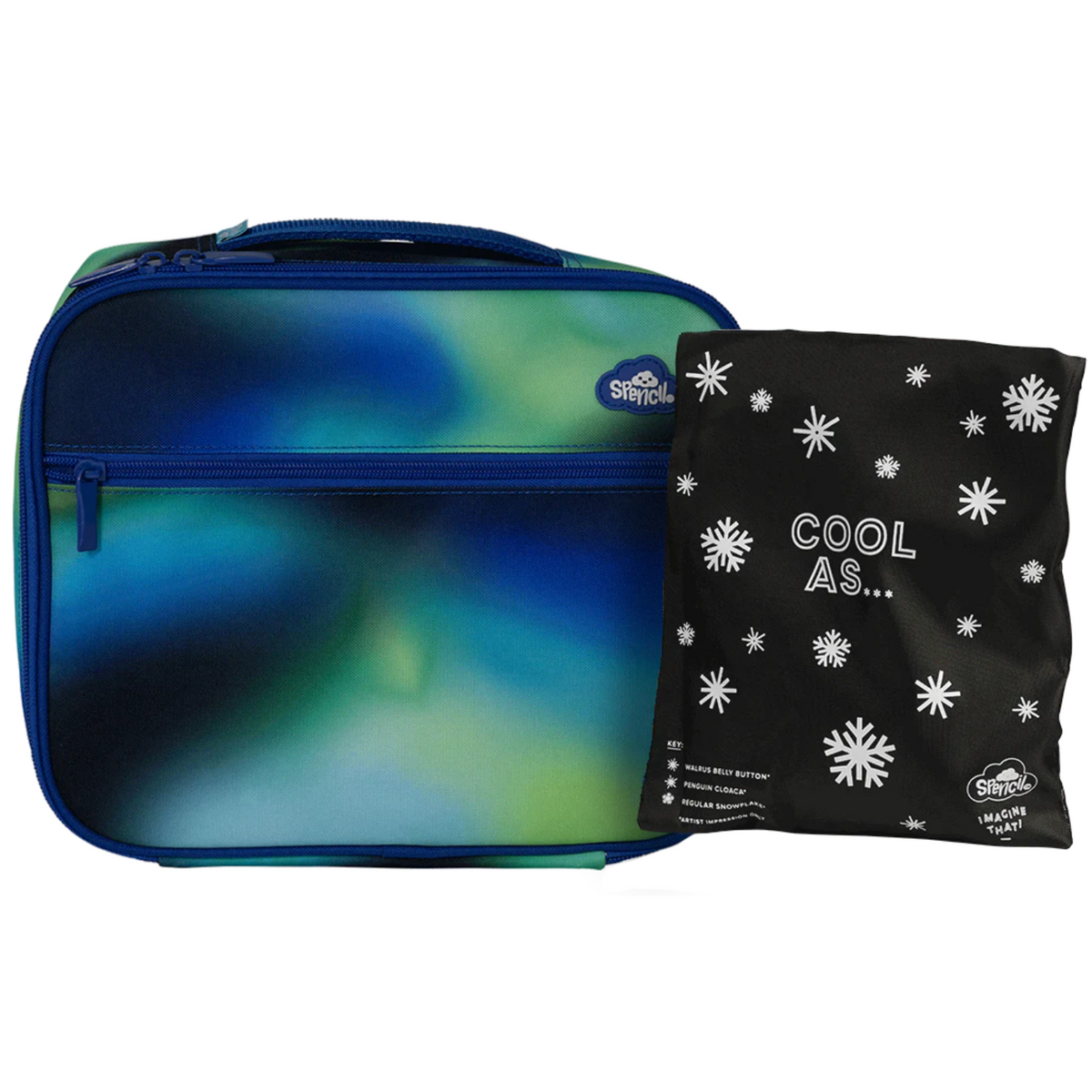 Spencil Big Cooler Lunch Bag + Chill Pack - Galactic Glow
