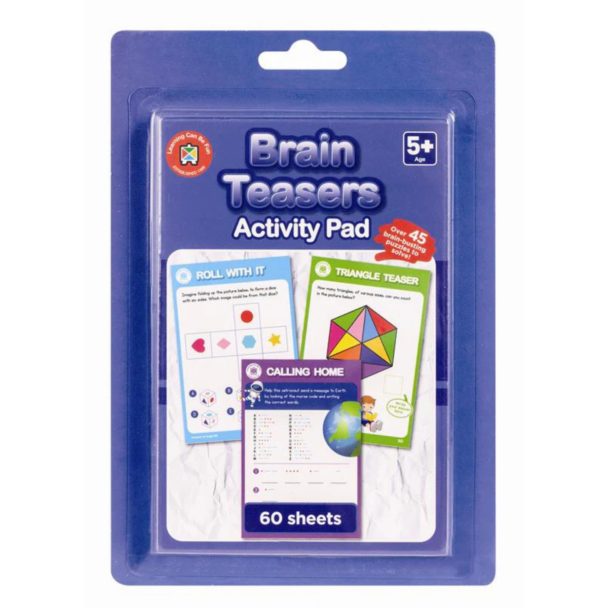 Learning Can Be Fun Brain Teasers Activity Pad