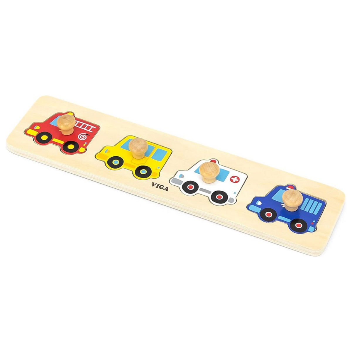 Viga Flat Puzzle - Vehicles