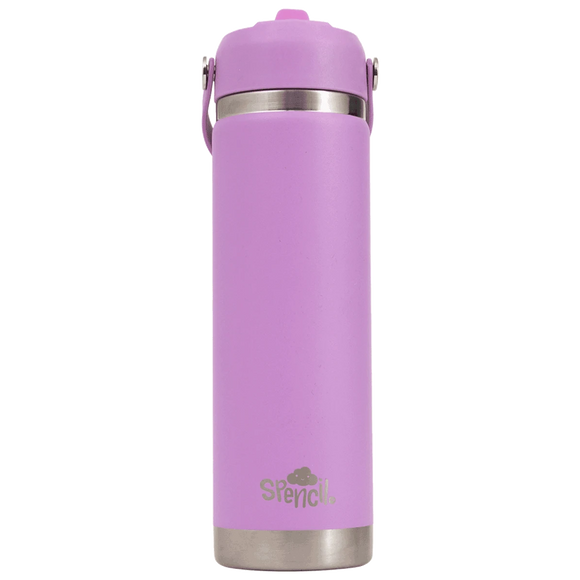 Big Insulated Water Bottle 650ml - Lilac