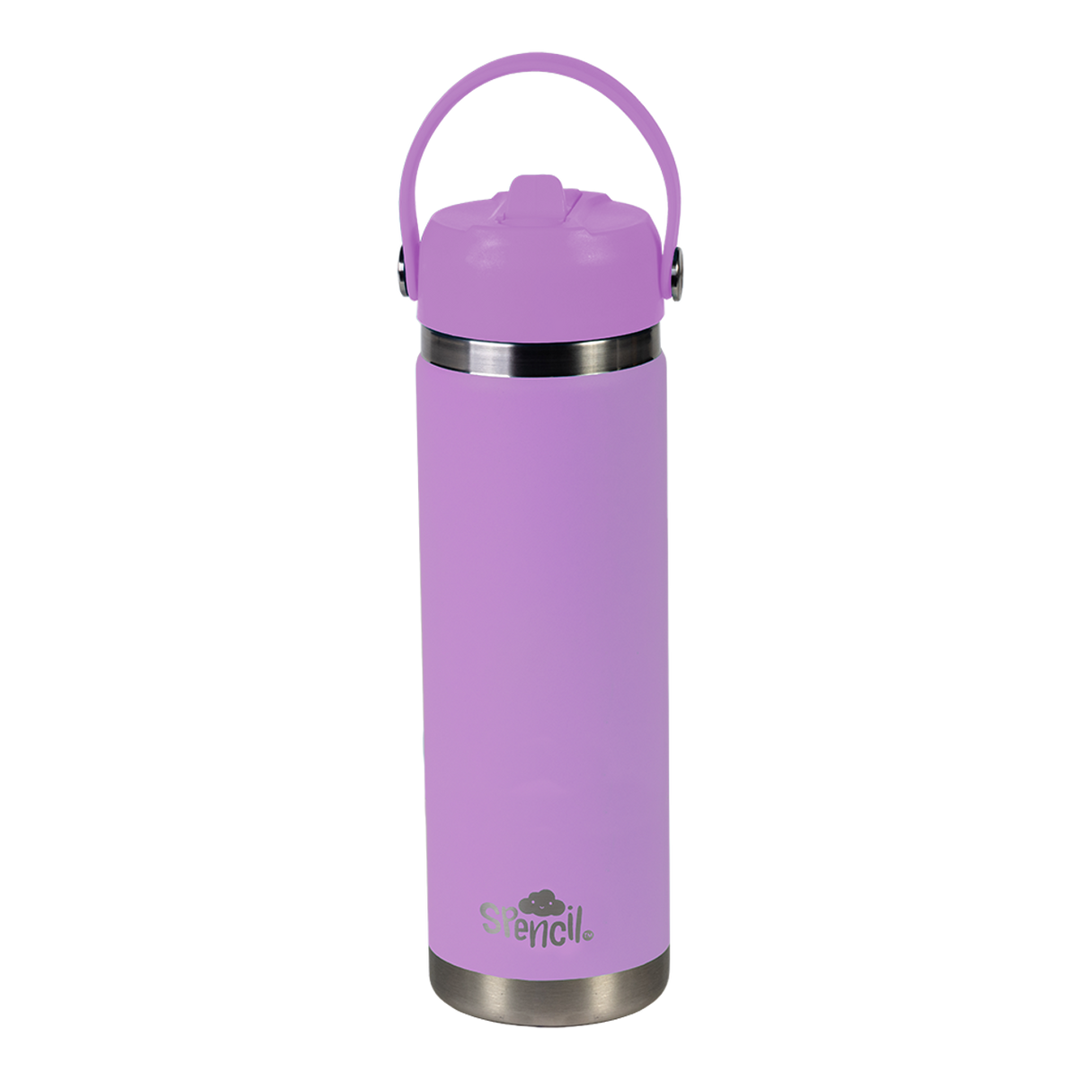 Big Insulated Water Bottle 650ml - Lilac