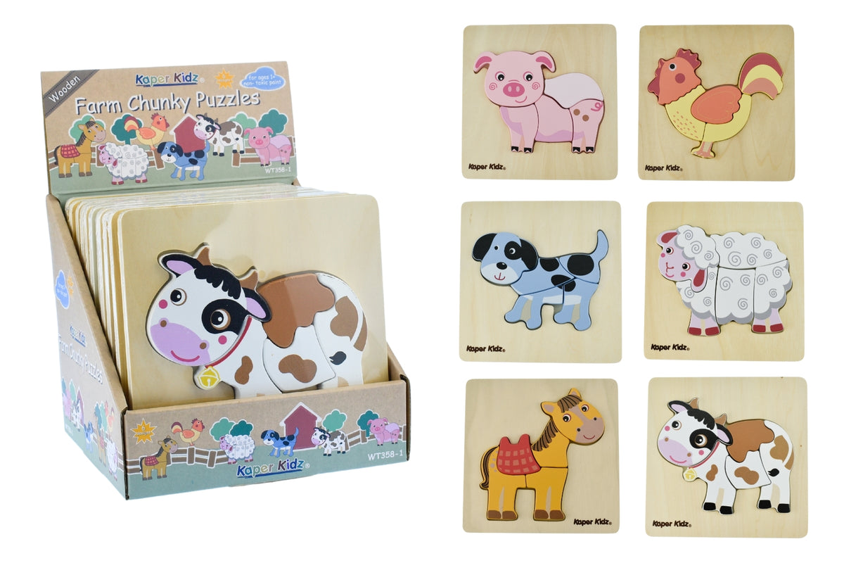 Kaper Kidz Farm Chunky Puzzles