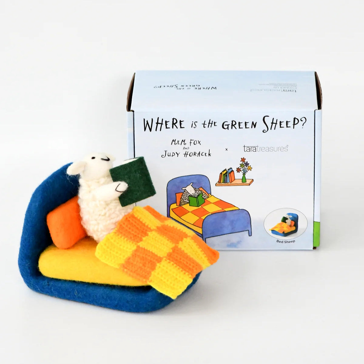 Tara Treasures Where Is The Green Sheep? Bed Sheep Play Set