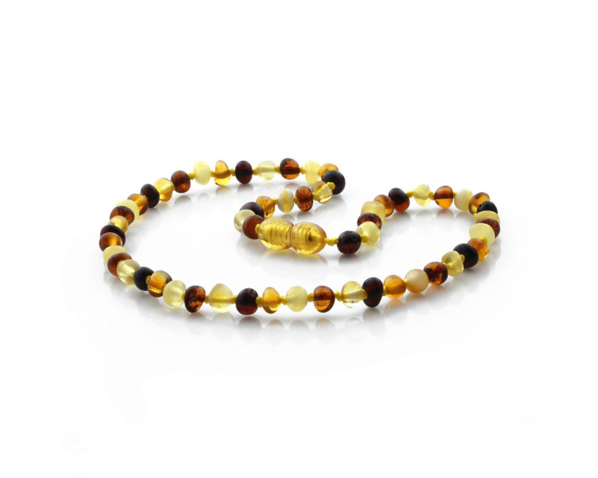 The Amber Centre Baby Amber Necklace - Mixed Colours