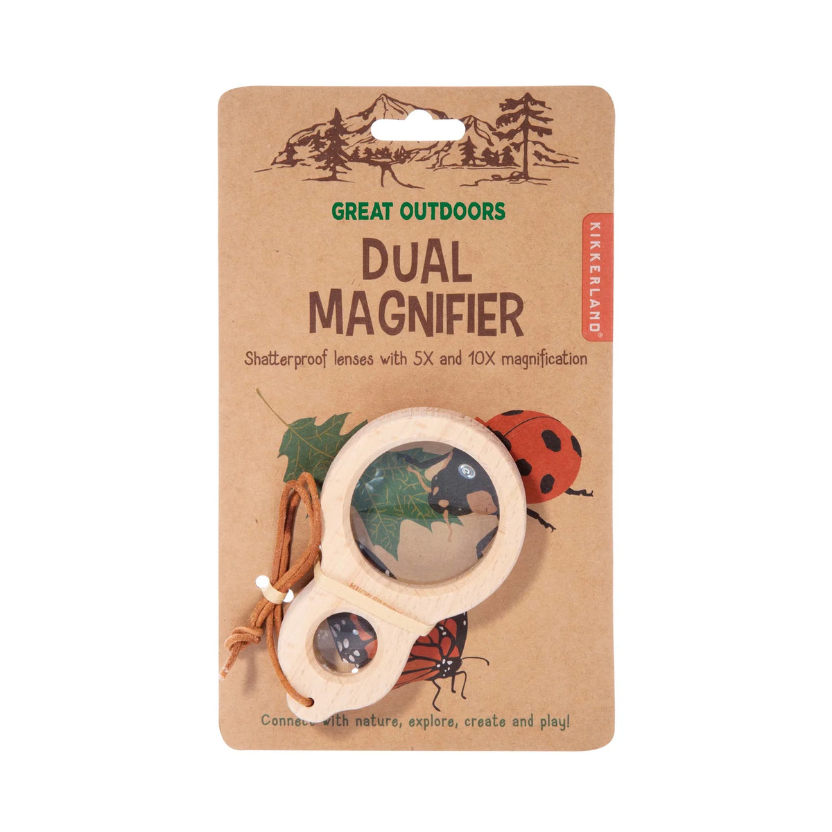 Kikkerland Great Outdoors - Dual Magnifier