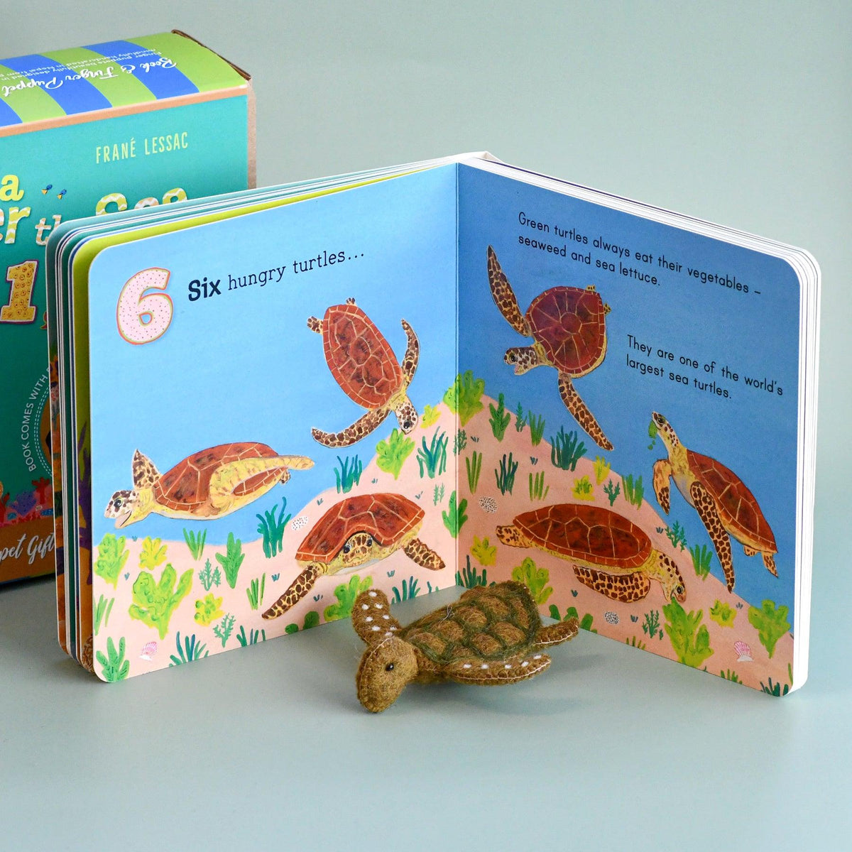 Tara Treasures Australia Under the Sea 123 - Book and Finger Puppet Set