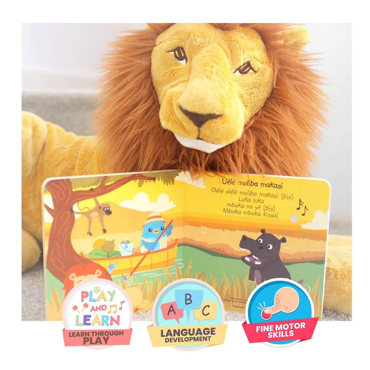 Ditty Bird Rechargeable Sound Book - Safari Animal Sounds