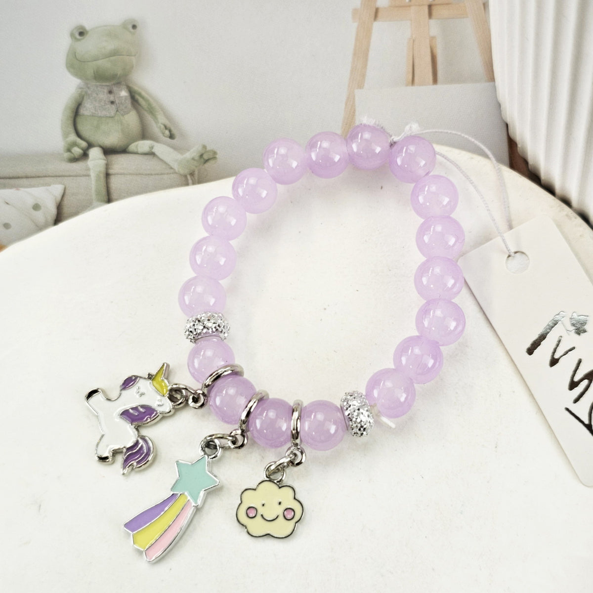 Kids Charm Bracelet - Purple