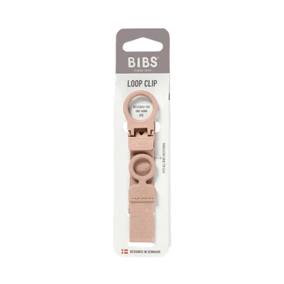 BIBS Pacifier Clip Loop - Blush