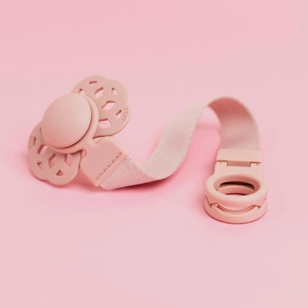 BIBS Pacifier Clip Loop - Blush