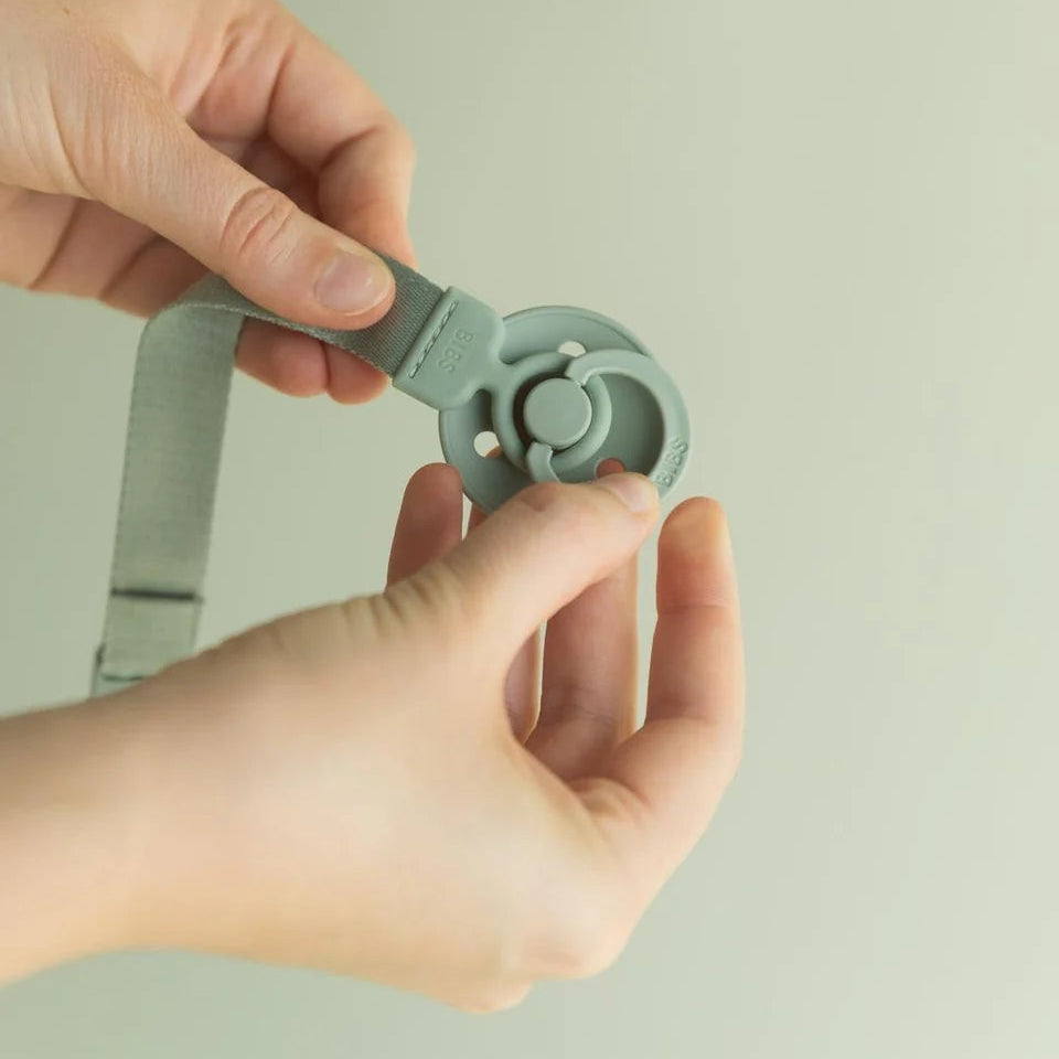 BIBS Dummy Clip Loop - Sage