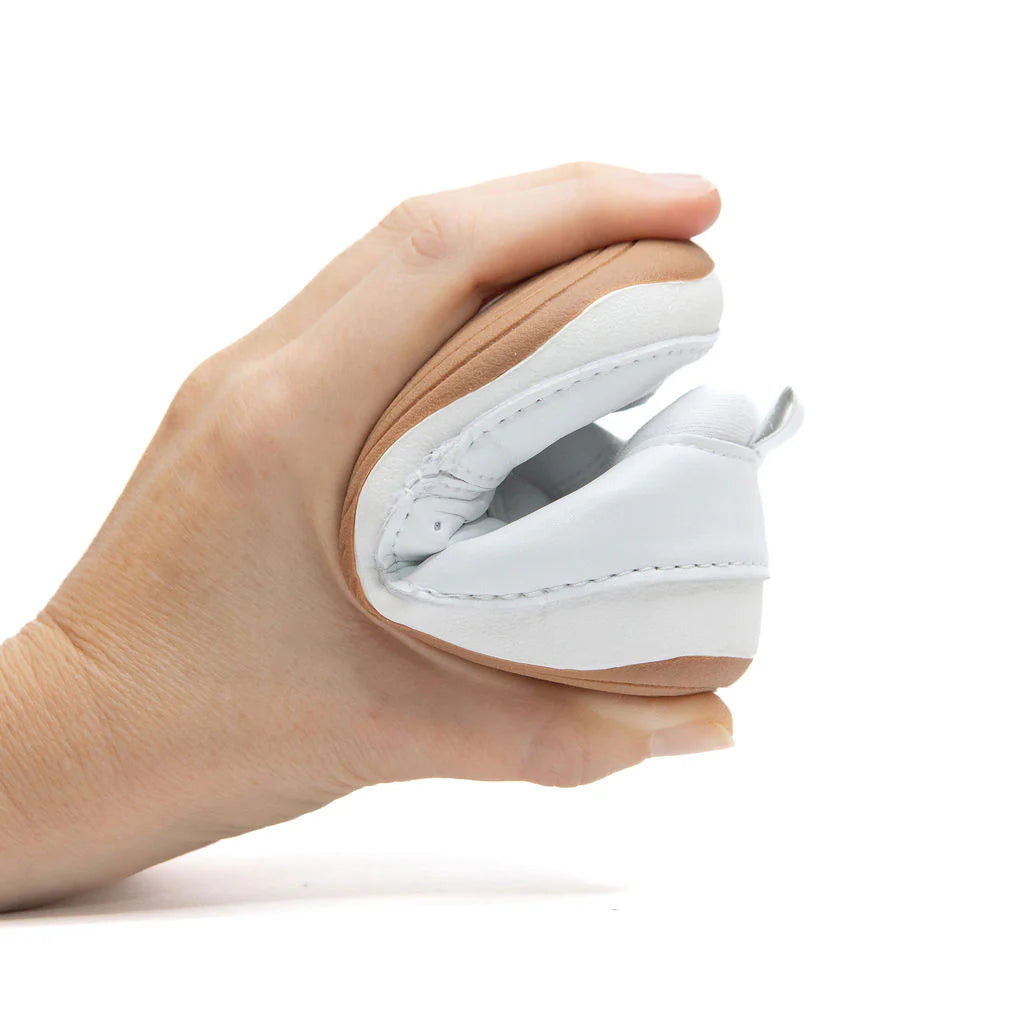 Billycart Brooklyn 2.0 white baby and toddler sneakers