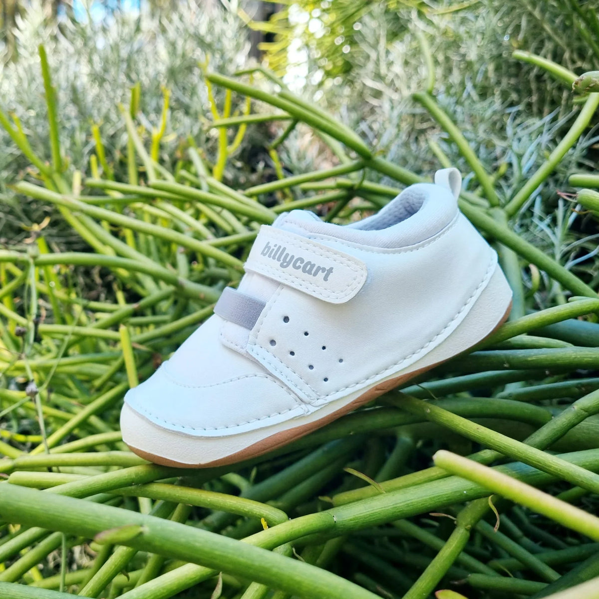 Billycart Brooklyn 2.0 white baby and toddler sneakers