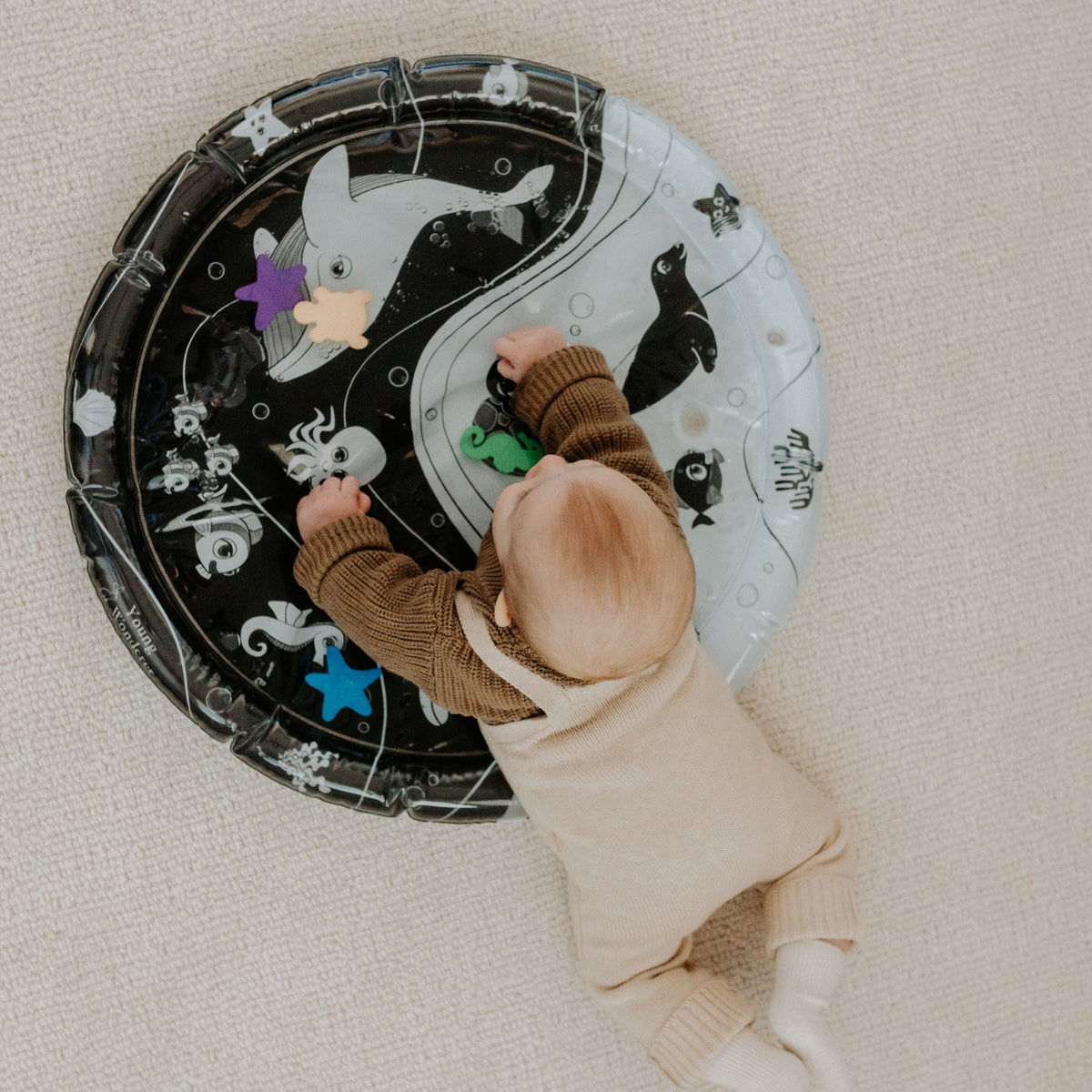 Young Wanderer Under The Sea High Contrast Sensory Water Mat