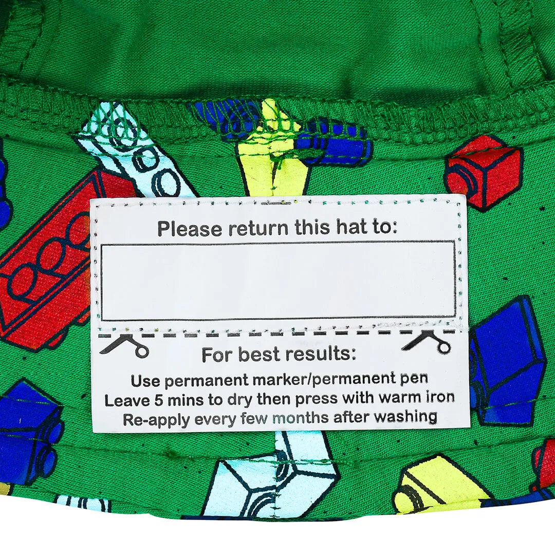 Bedhead Toddler Bucket Sun Hat - Blocks