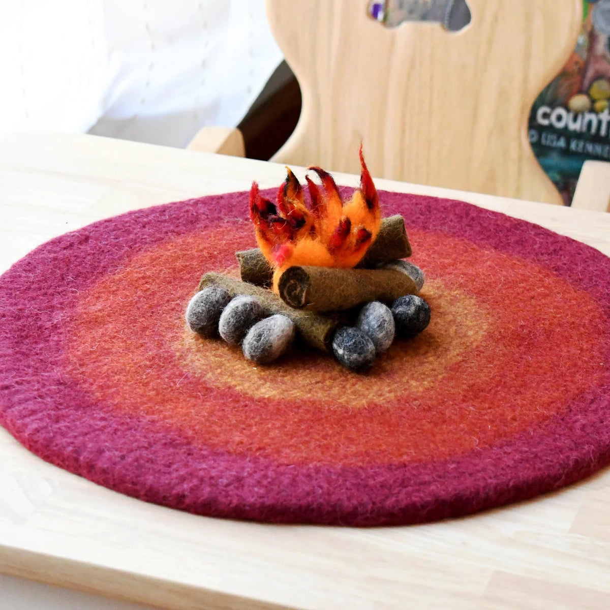 Tara Treasures Campfire Play Mat Playscape