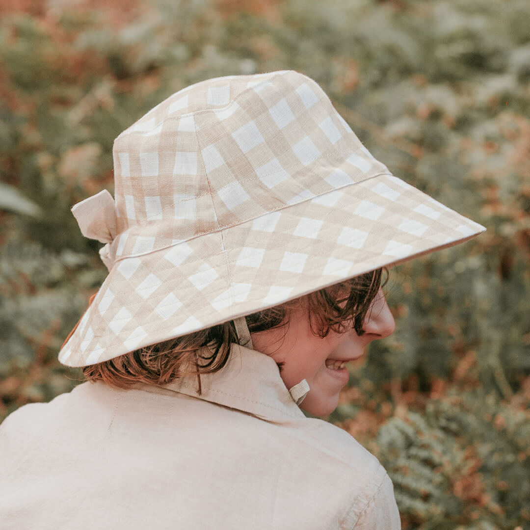 Bedhead Hats Explorer Kids Reversible Classic Bucket Hat - Flynn/Flax