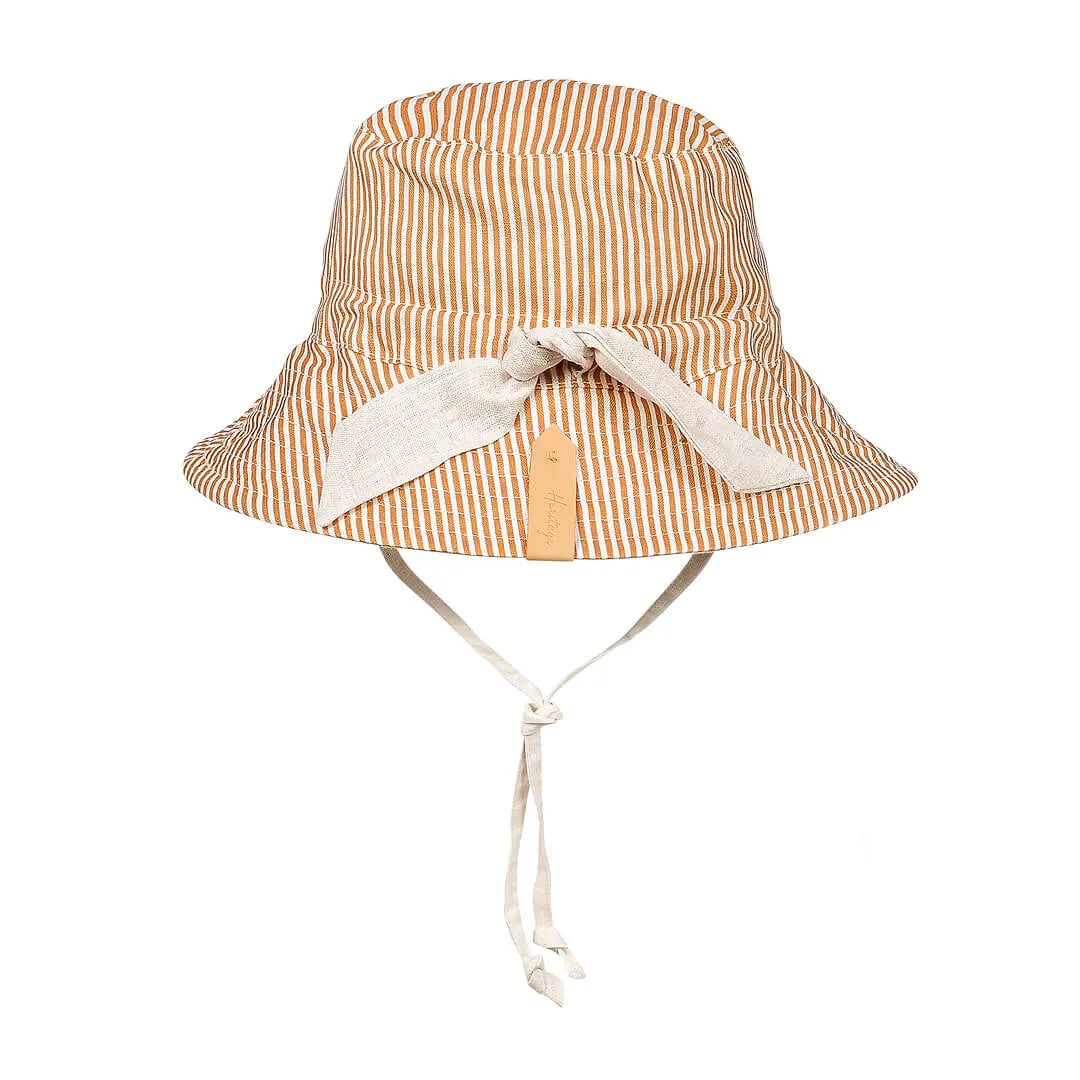 Bedhead  &#39;Explorer&#39; Kids Reversible Classic Bucket Hat - Frankie / Flax