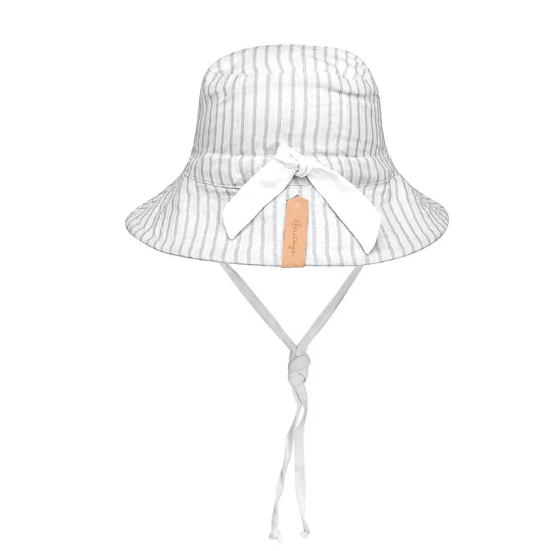 Bedhead  &#39;Explorer&#39; Kids Reversible Classic Bucket Hat - Finley / Blanc