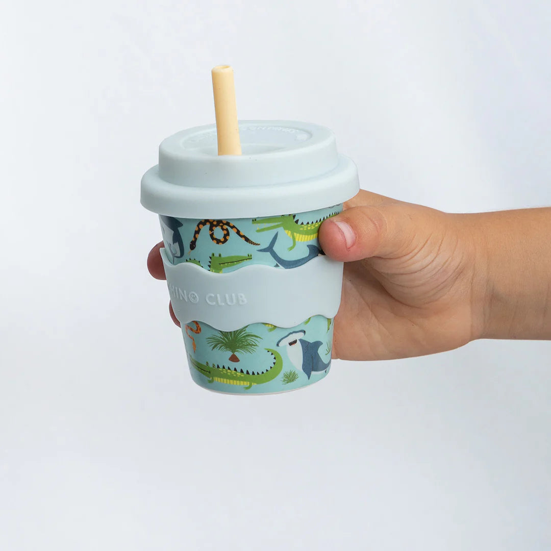 Chino Club Reusable Bamboo 120ml Cup - Deadly Animals