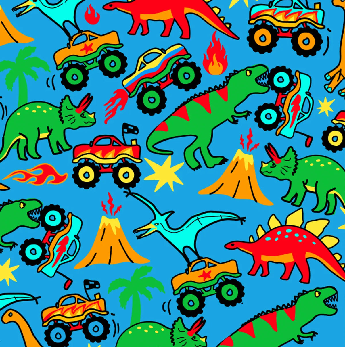 Chino Club Babychino Cup 240ml - Dinosaurs and Monster Trucks