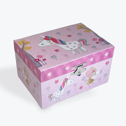 Unicorn and Fairy Musical Jewellery Box