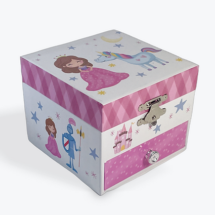 Princess and Unicorn Musical Jewellery Box