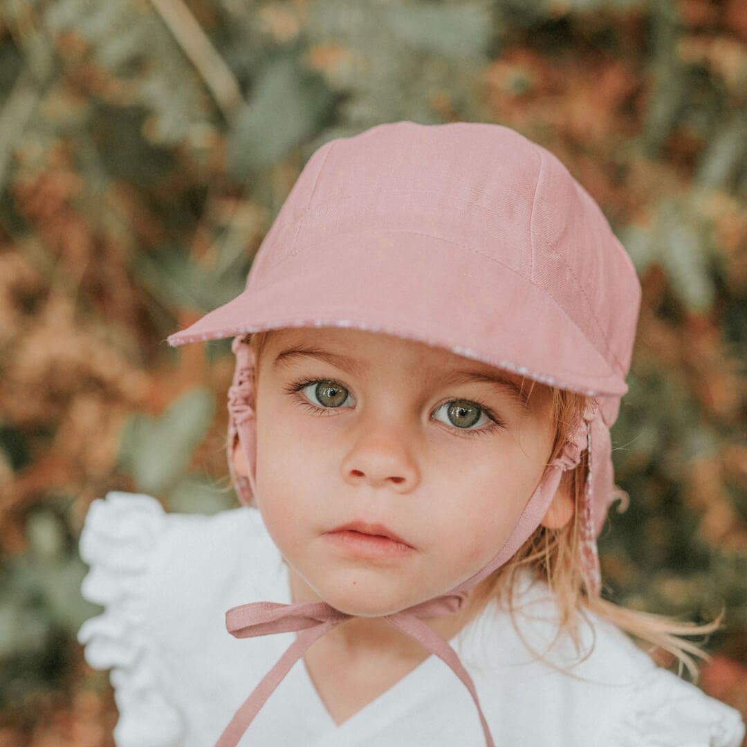 Bedhead Hats Lounger Baby Reversible Flap Sun Hat - Ramble/Rosa