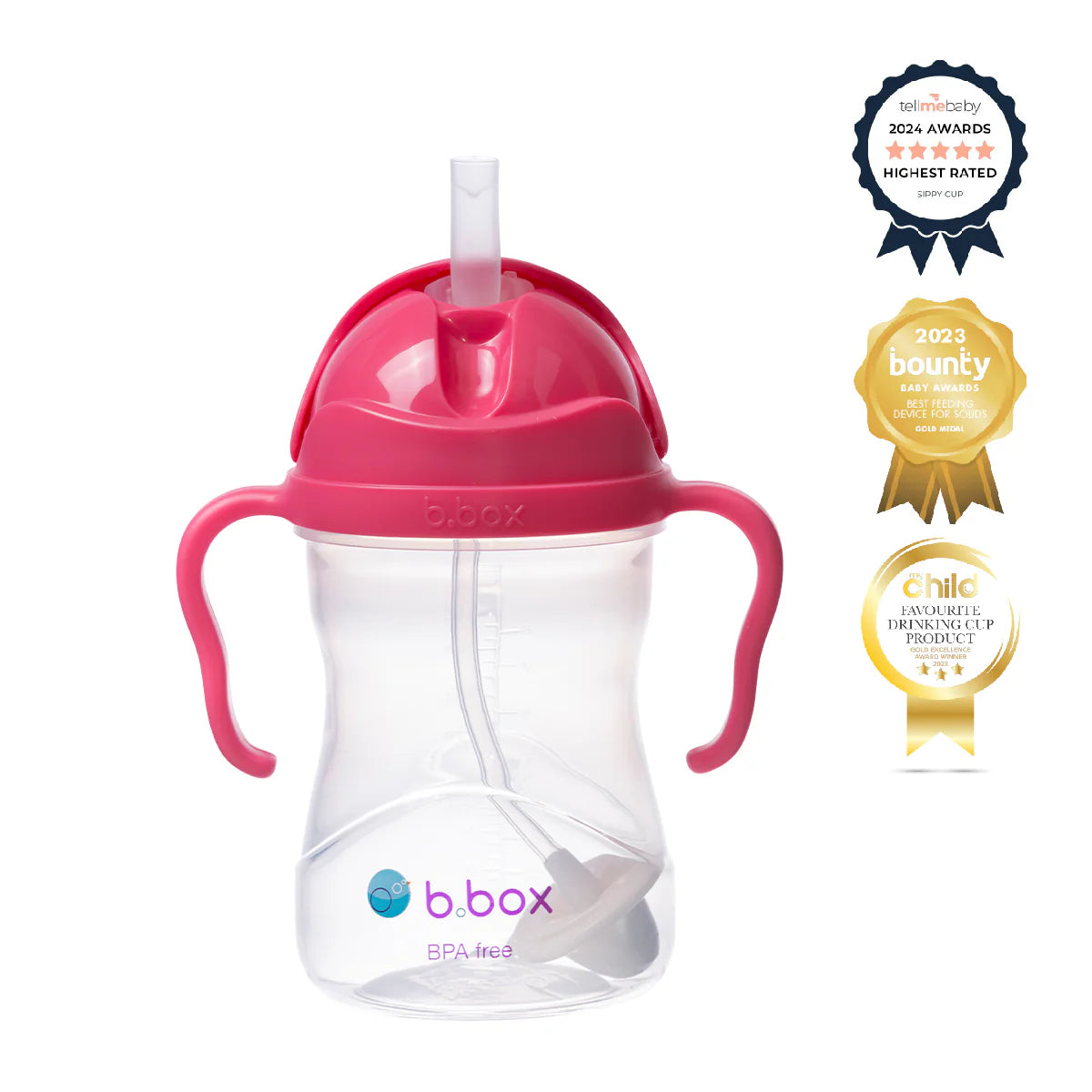b.box Sippy Cup - Raspberry