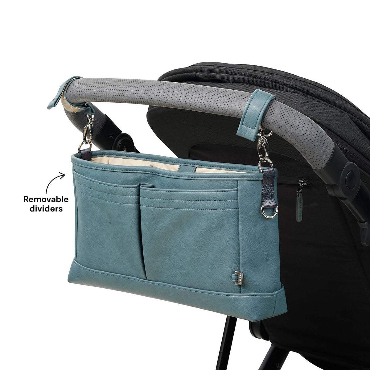 OiOi Stroller Organiser - Stone Blue