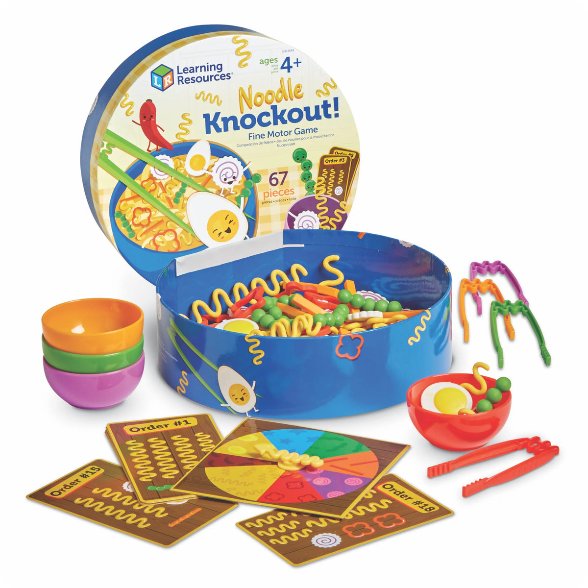 Learning Resources Noodle Knockout Fine Motor Game
