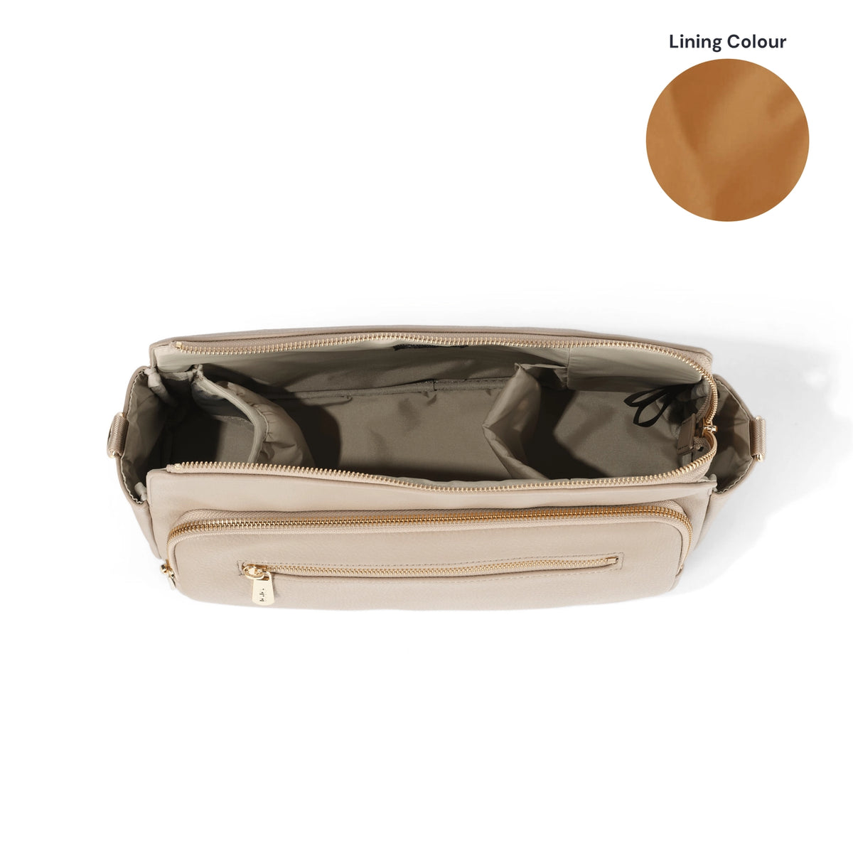 OiOi Multitasker Pram Caddy - Chestnut