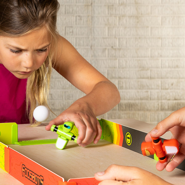 Foosbots Stadium Battle – Fat Brain Game Set - That's Cute!