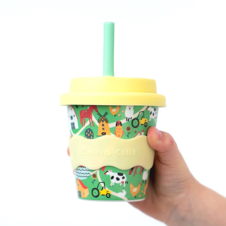 Chino Club Reusable Bamboo 120ml Cup -Farm