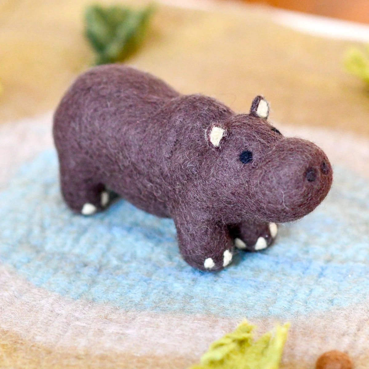 Tara Treasures Felt Hippo