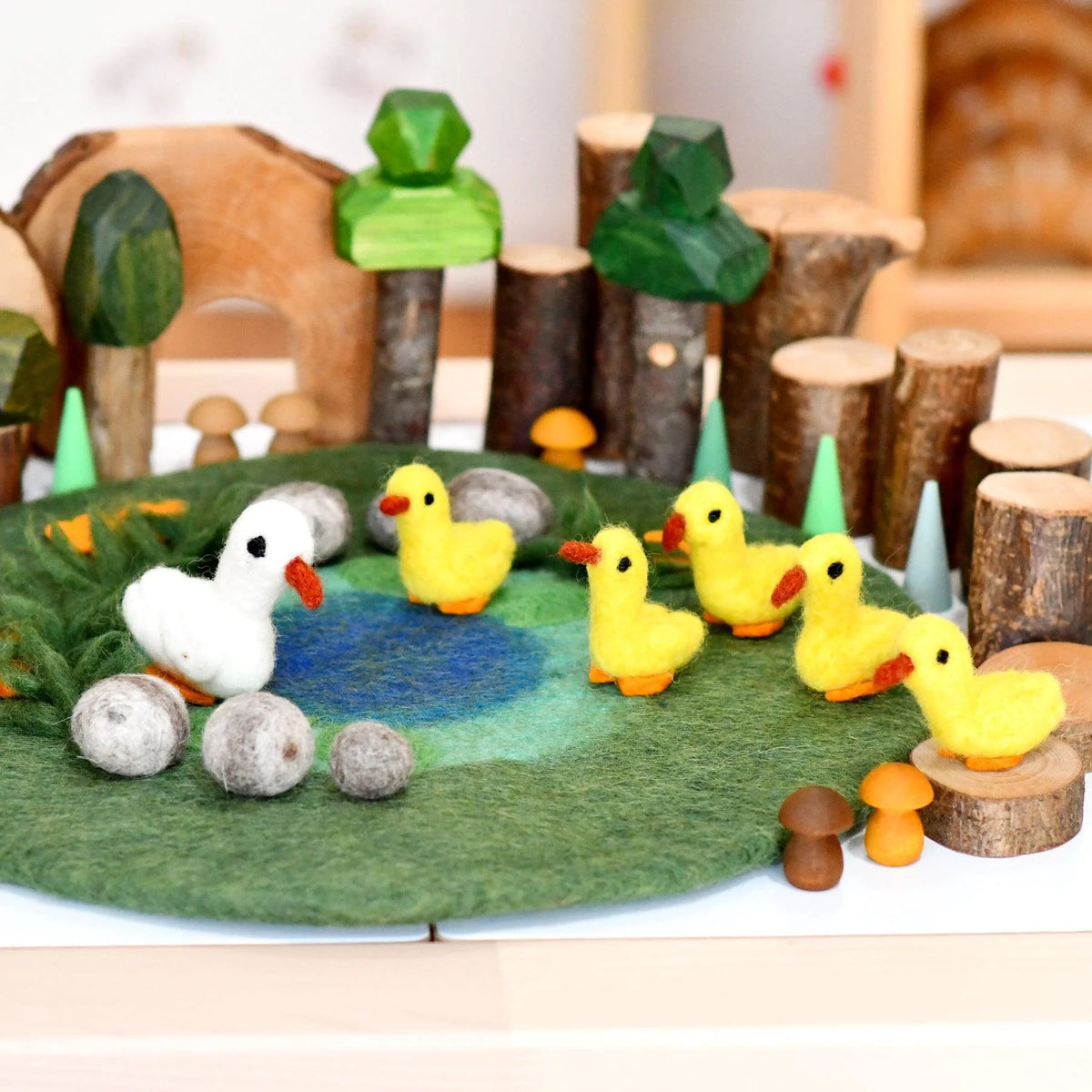 Tara Treasure Duck Pond with 6 Ducks Play Mat