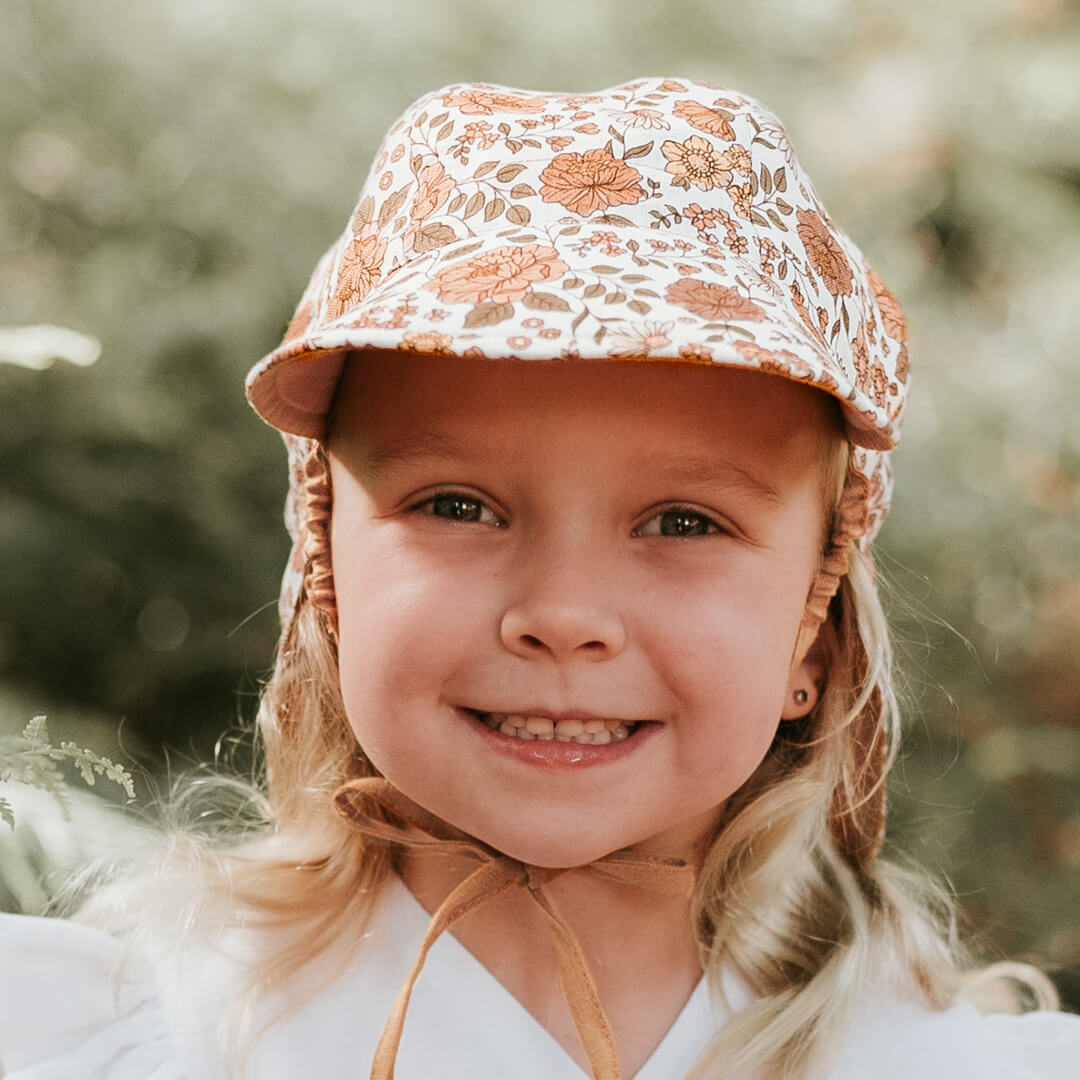 Bedhead Hats Lounger Baby Reversible Flap Sun Hat - Marie / Maize