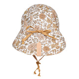 Lounger Baby Reversible Flap Sun Hat - Marie / Maize