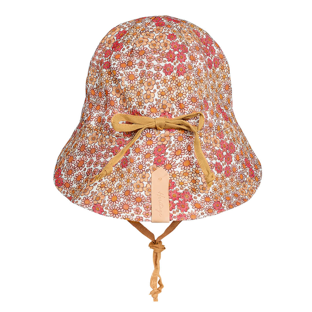 Bedhead Hats Lounger Baby Reversible Flap Sun Hat - Melody/Maize