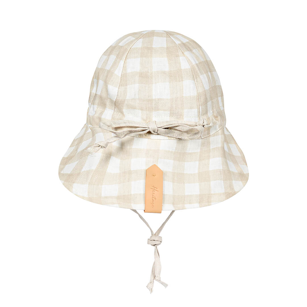 Bedhead Hats Lounger Baby Reversible Flap Sun Hat - Flynn/Flax