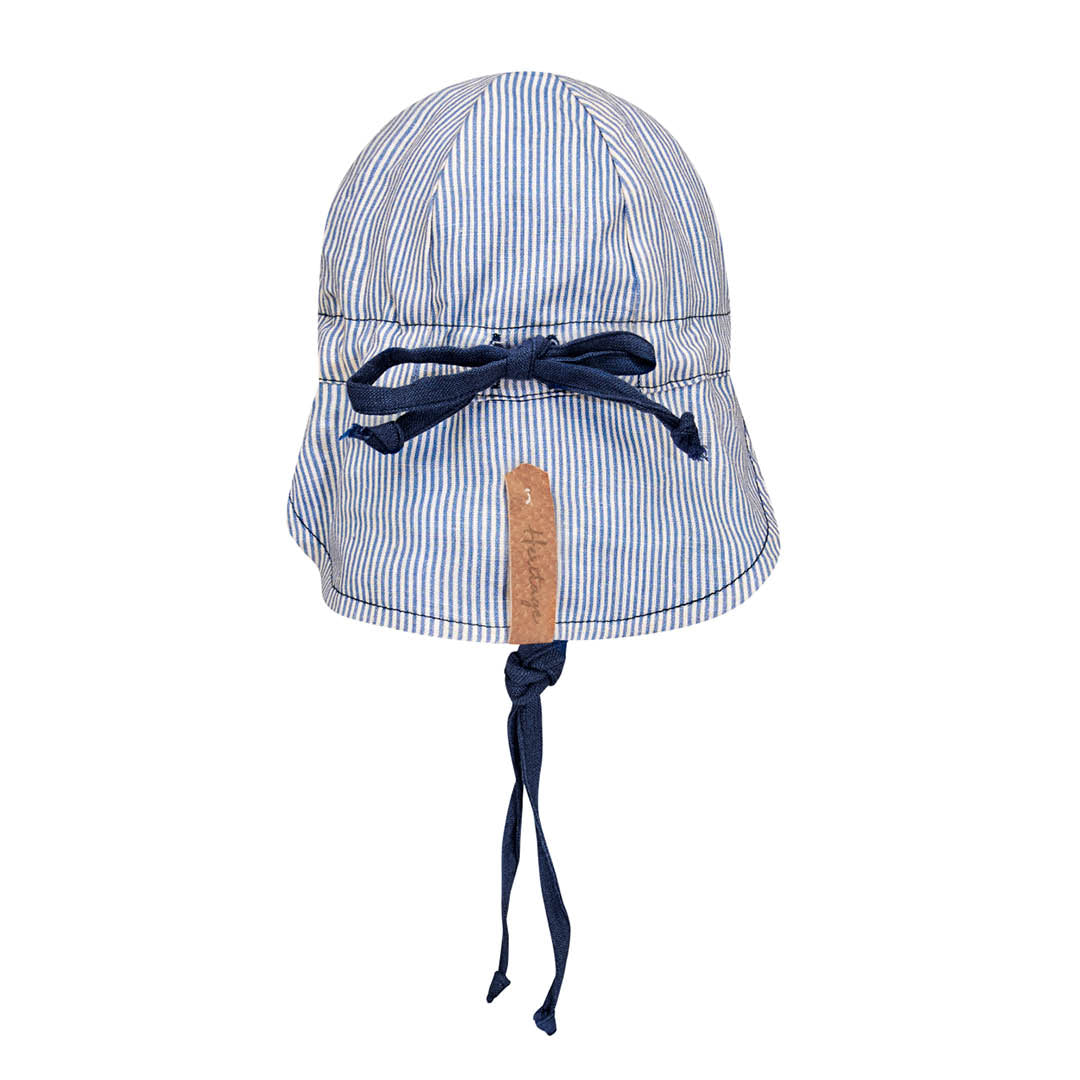 Bedhead Hats Lounger Baby Reversible Flap Sun Hat - Charlie / Indigo