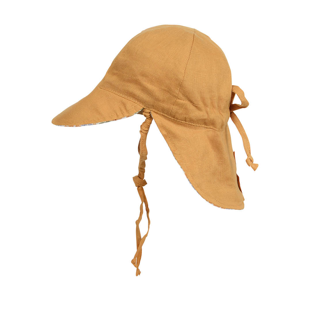 Bedhead Hats Lounger Baby Reversible Flap Sun Hat - Marie / Maize